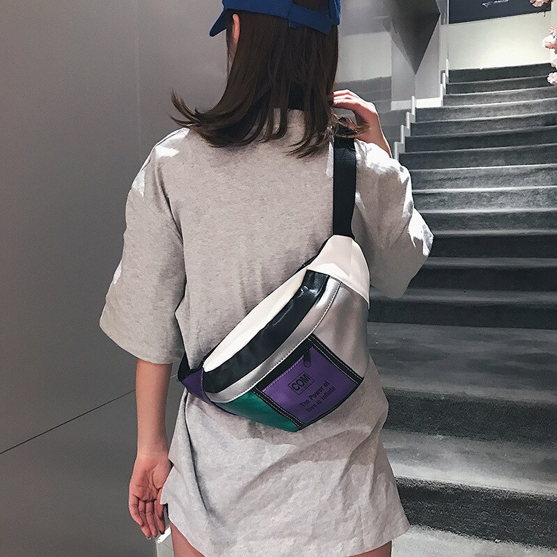 Women's Fanny Pack Waist Bag Large Capacity Shoulder Crossbody Chest Bags Female Banana Belt Bag Waterproof Hip Purse