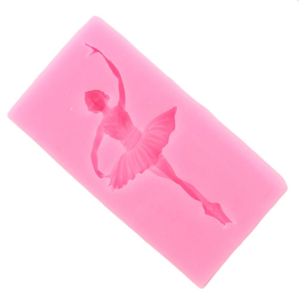 Dancer Silicone Molds Ballet Girl Cupcake Topper Fondant Cake Decorating Tools DIY Baking Candy Clay Chocolate Gumpaste Moulds