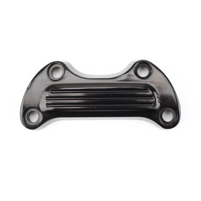 Motorrad Lenker oben Klemme Steigleitungen Für Dyna Electra gleiten Softail ausbrechen FXSB Fett Junge FLSTF Sportster 1200 883 Eisen XL883N: Schwarz