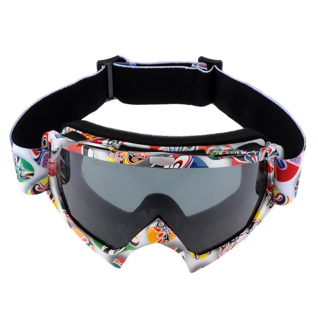 Gogle narciarskie i snowbordowe anty-mgła ochrona UV jazda na nartach okulary przeciwsłoneczne okulary z regulowanym paskiem dla mężczyzn i kobiet