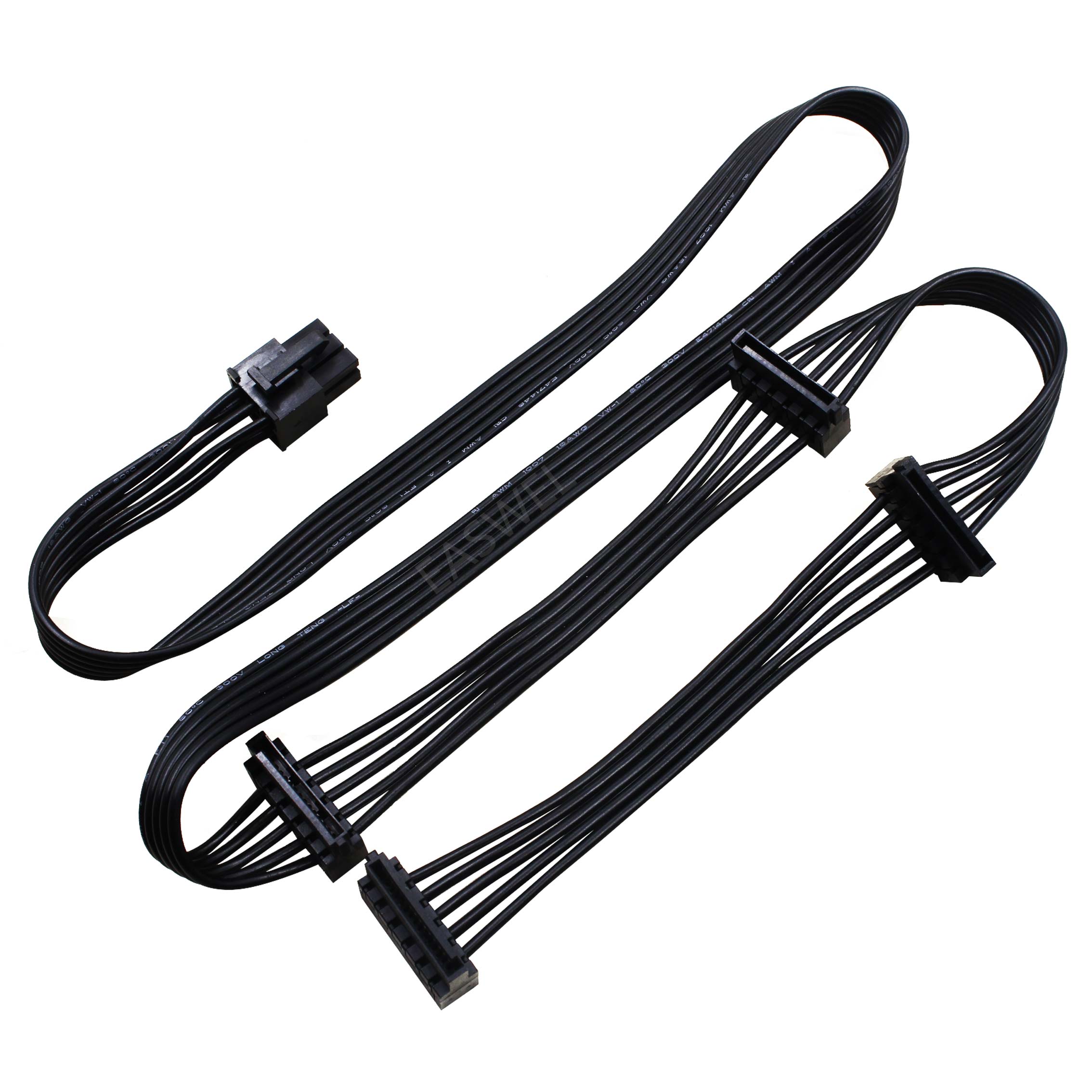 6 PIN to 4x Sata Driver Power Cable For EVGA SuperNova