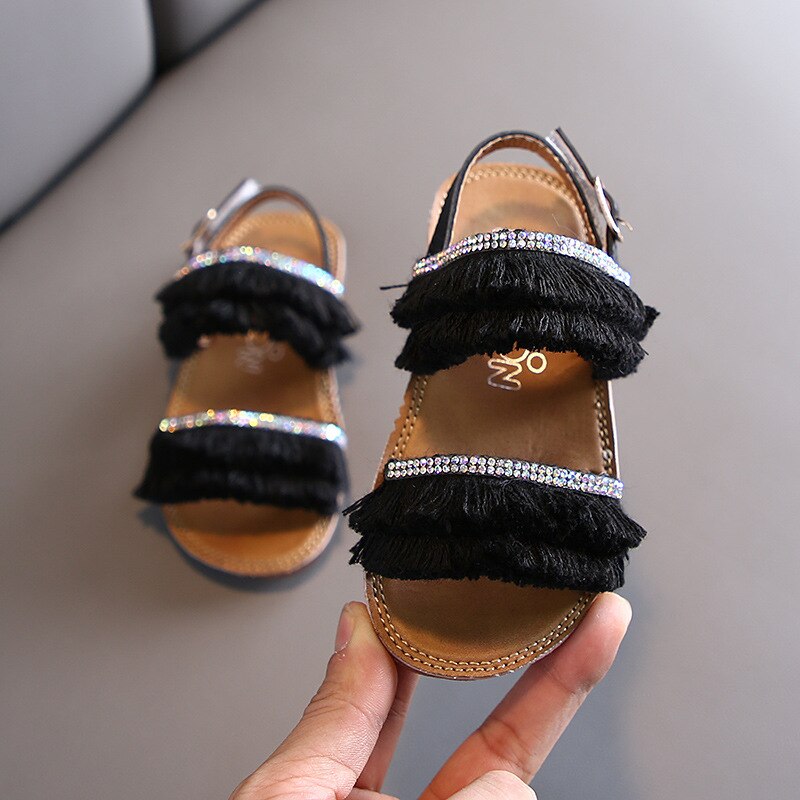1 2 3 4 5 6 jaar oude zomer sandalen voor kleine meisjes prinsessenschoenen zachte zool babymeisjes strandschoenen casual fille chaussure