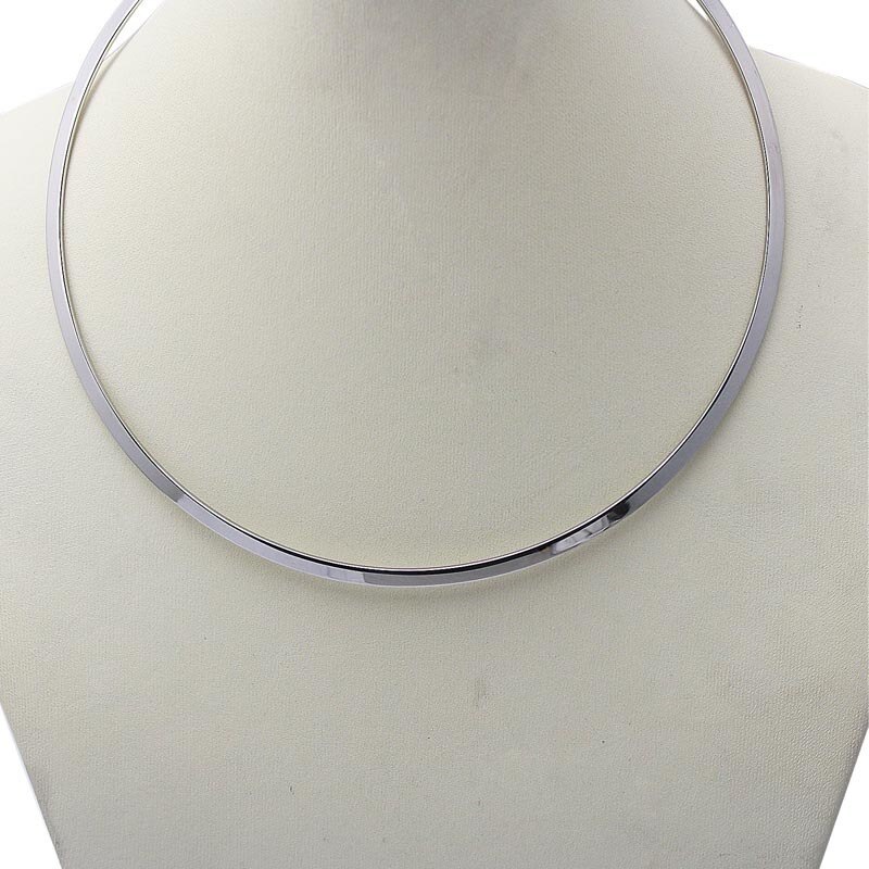 Großen Kreis Halsband Halskette Schmuck Europäischen Stil Einfache Runde Halsband ErkläSprosse Schmuck für Frauen Damen