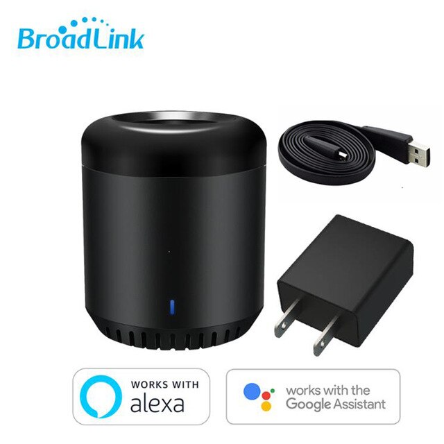 Broadlink rm mini 3 wifi +4g+ ir fjernbetjening med alexa google assistent ifttt smart home tv ac app controller til ios android: Med os adapter