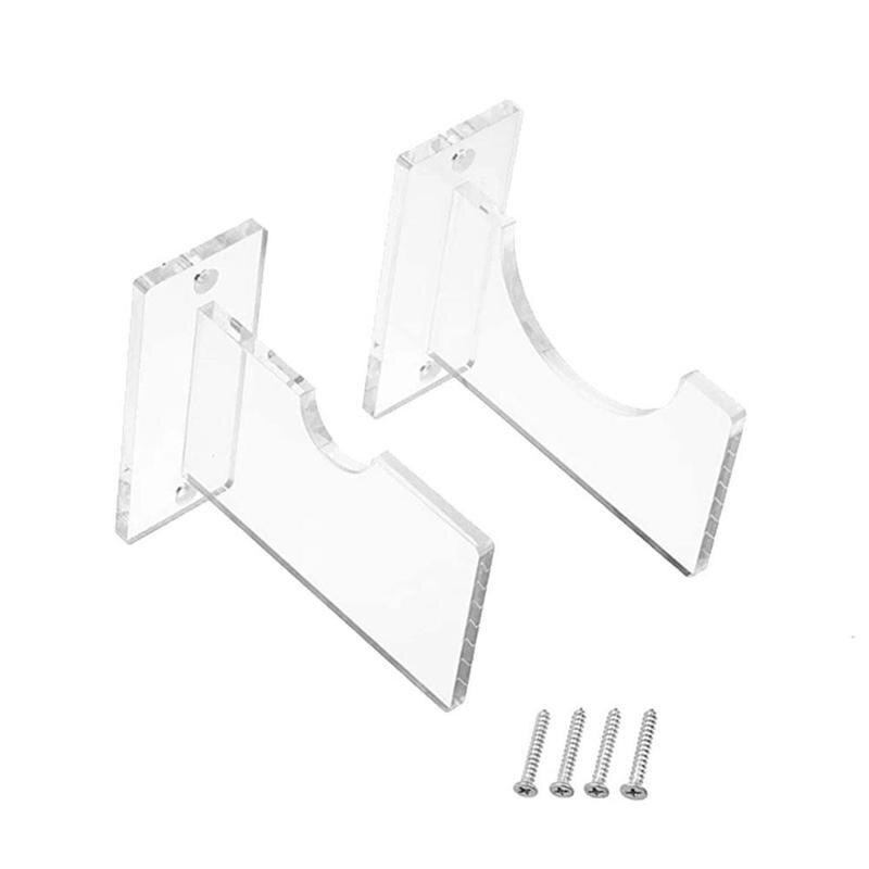 Soporte de pared de bate de béisbol para pantalla Horizontal resistente se adapta a cualquier soporte pelota de béisbol incluida) o (Hardware de Softball acrílico L5H5: Default Title