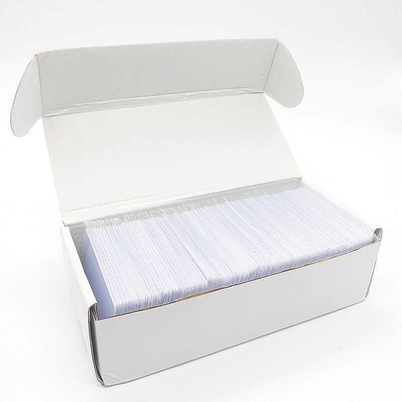 100pcs/Lot 13.56MHz RFID Card NFC Cards ISO14443A MF S50 Re-writable Proximity Smart Card 0.8mm Thin For Access Control