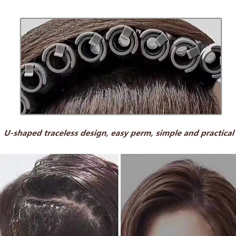 20 stk. hår permanent stænger fluffy permanent stang hår rulle curler kit permanent stænger curlere frisør styling værktøj til salon!
