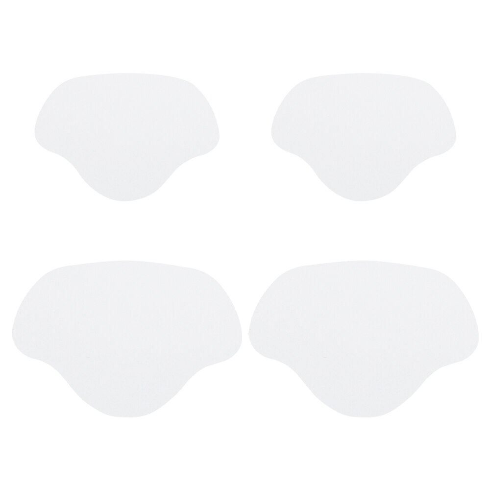 Patch de réparation de chaussures, 4 pièces, semelles intérieures, tampons autocollants, trou de talon de chaussure, semelles adhésives pour réparation de chaussures de Sport, soins des pieds: White (Set)