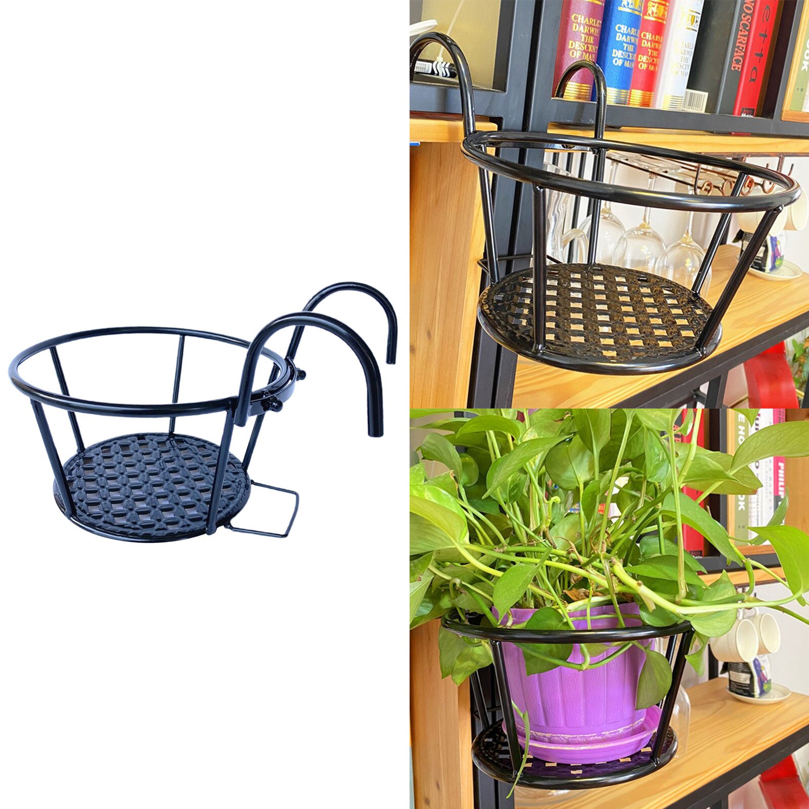 Duraline bloempotdrager zwart 25x30 cm kopen? Overige woonaccessoires