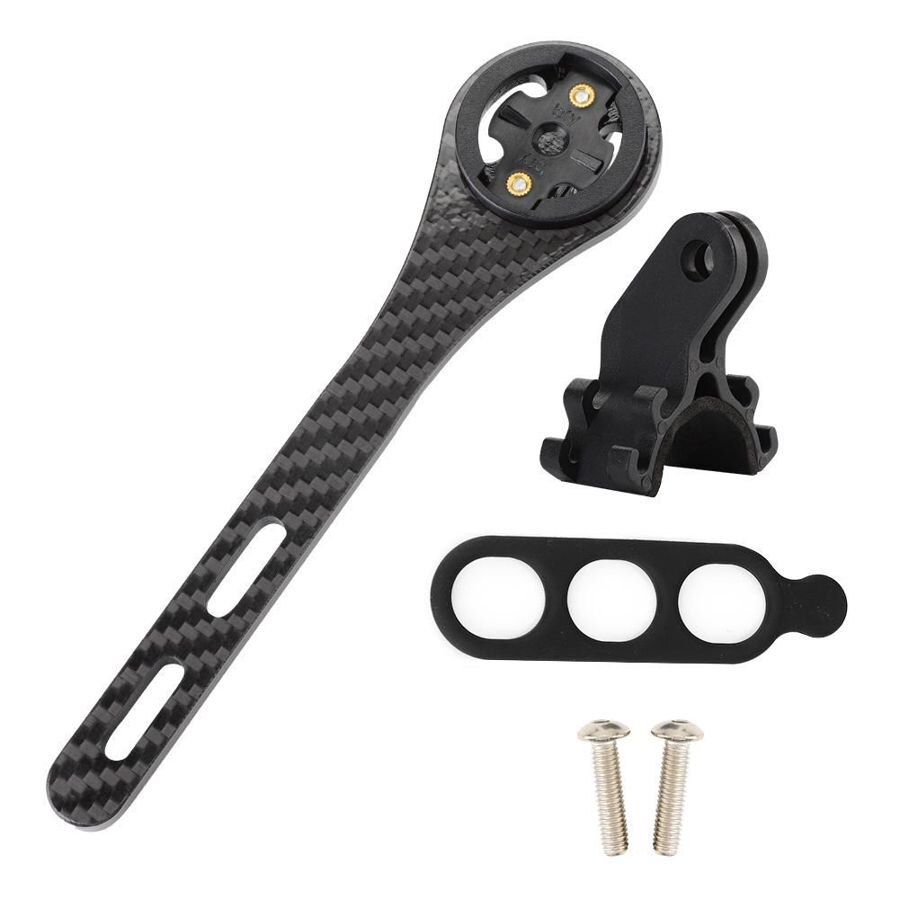 Carbon fietscomputerhouder, fietscomputer stopwatchhouder, fietssnelheidsmeterhouder voor garmin voor bryton: Voor bryton