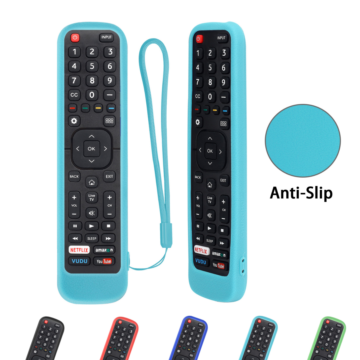 Fundas de Control remoto de TV para Hisense EN2A27 LED HDTV EN-2A27 HDTV, funda de Control remoto, amigable con la piel, a prueba de golpes, protector