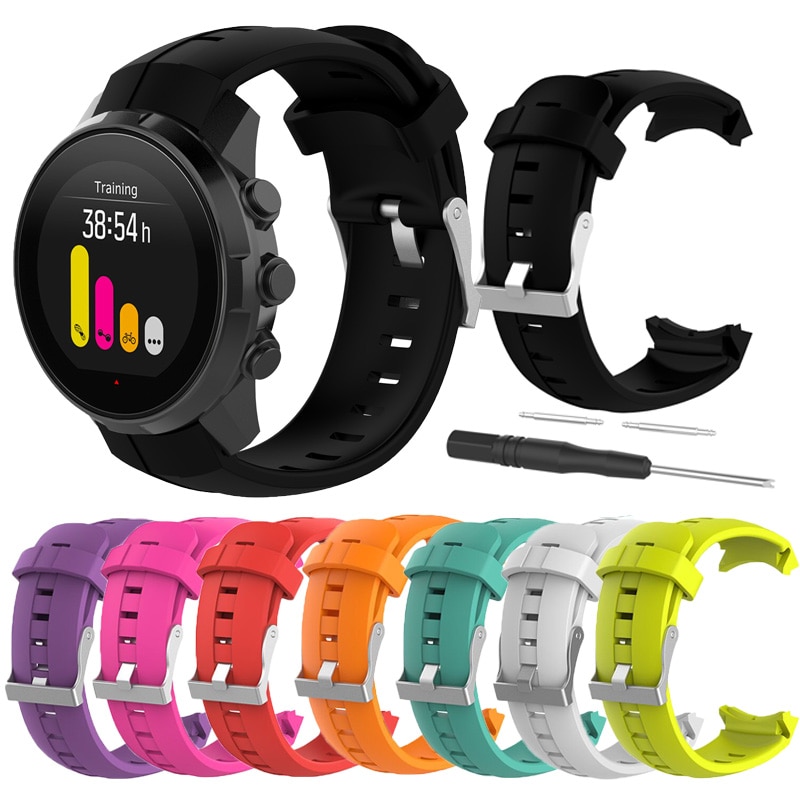 Correa de silicona para Suunto Spartan ULTRA Sport, pulsera para Suunto Spartan AMBIT3, Correa VERTICAL / Traverse