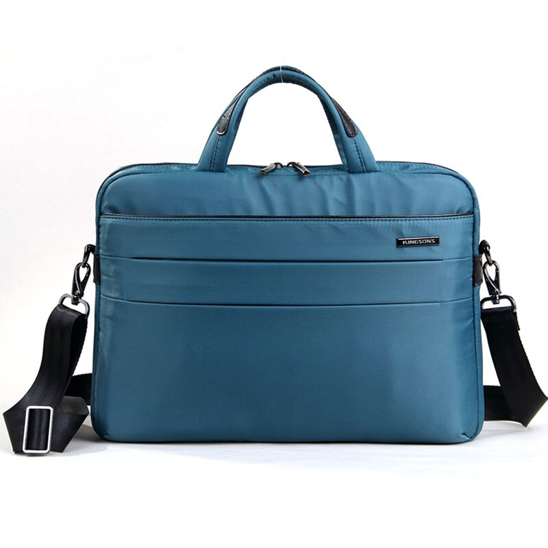 Kingsons 14,1 zoll Notebook Computer Laptop Wasserdichte Tasche für Frauen Schulter Messenger Taschen Damen Mädchen Handtasche: Blau