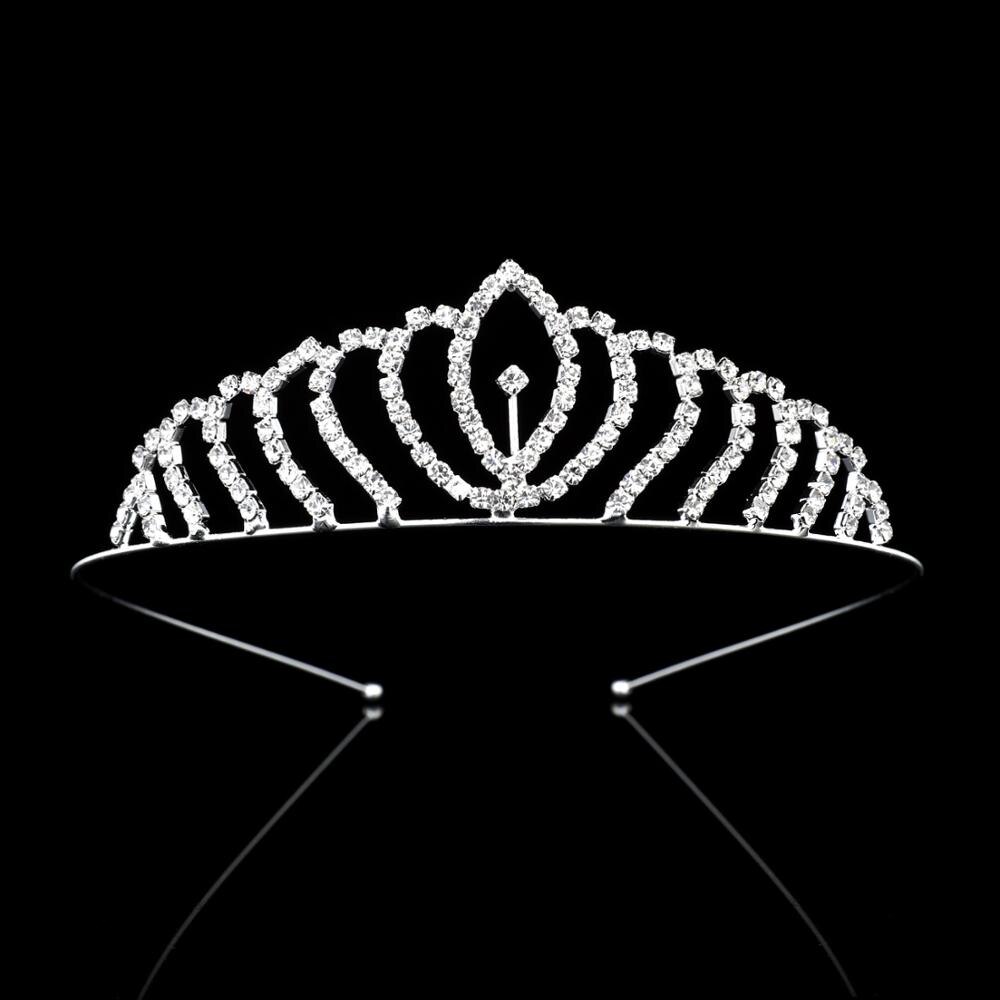 Europeu e americano nupcial coroa tiara princesa menina aniversário coroa senhoras faixa de cabelo strass acessórios para o cabelo: HG120