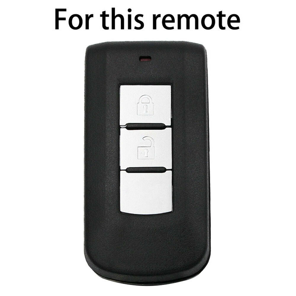 Keyless Go Remote Fob Case Voor Mitsubishi Asx Outlander Lancer Siliconen Tas Houder