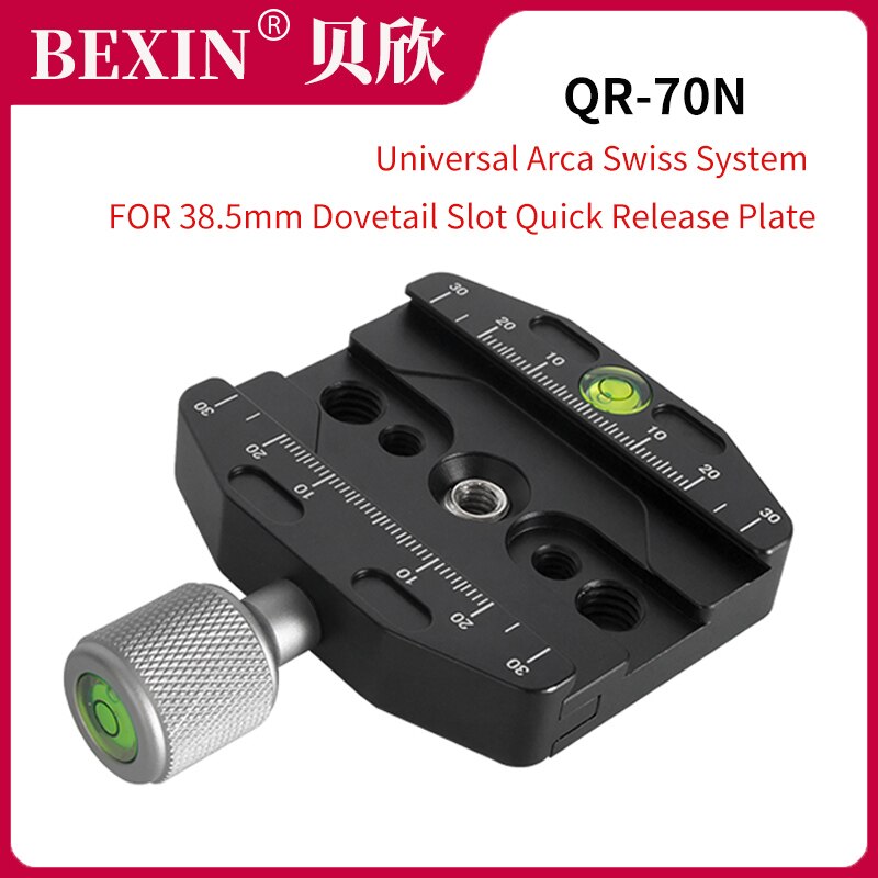 Bexin Qr Serie Statief Bal Hoofd Adapter Aluminium Quick Release Spalk Klem Voor Arca Swiss Dslr Camera Balhoofd