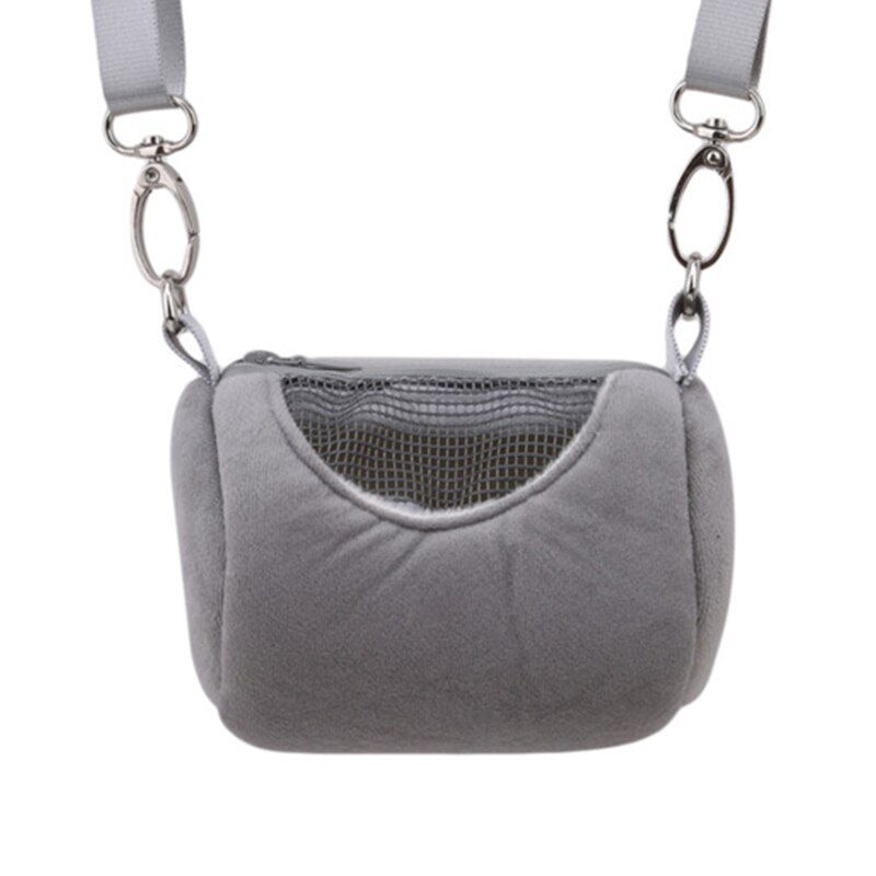 Portable Rodent Rat Cage Bag Travel House Shoulder Strap Detachable Breathable Mesh Hamsters Carrier Bags Pet Supplies: B