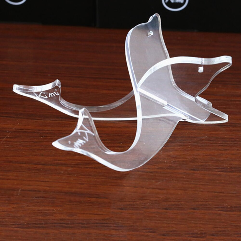 Cristal claro acrílico 10/17 chaves kalimba suporte suporte de suporte suporte de piano polegar exibição rack dedo mbira suporte