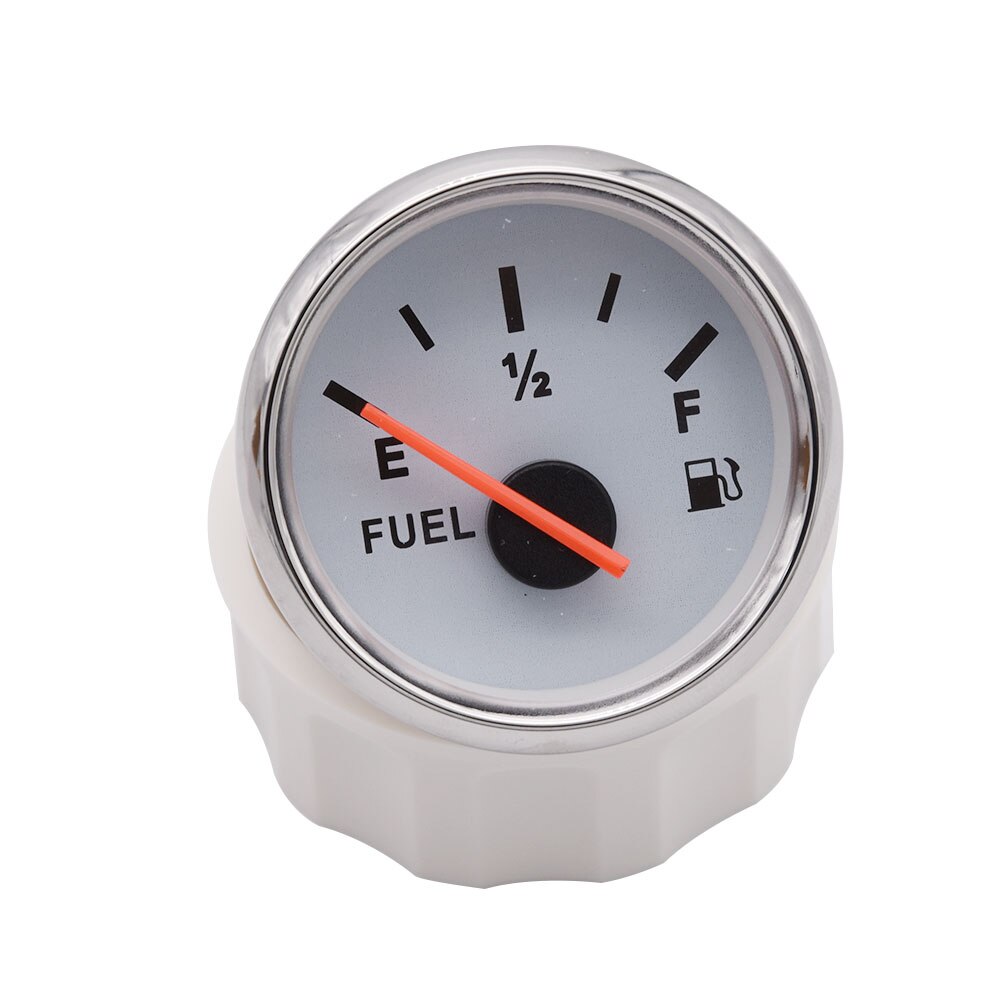 52 Mm 2 "9-32V Brandstofmeter Auto Boot Marine E-1/2-F Brandstoftank Niveau gauge 0-190ohm 240-33ohm Pointer Brandstofmeter Led Display