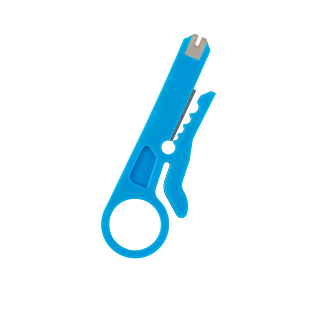 Kabel Abisolieren Draht Cutter Crimpen Werkzeug Multi Stripper Messer Crimper Zange Mini Tragbare Dekrustation Elektrische Gerade: Blau