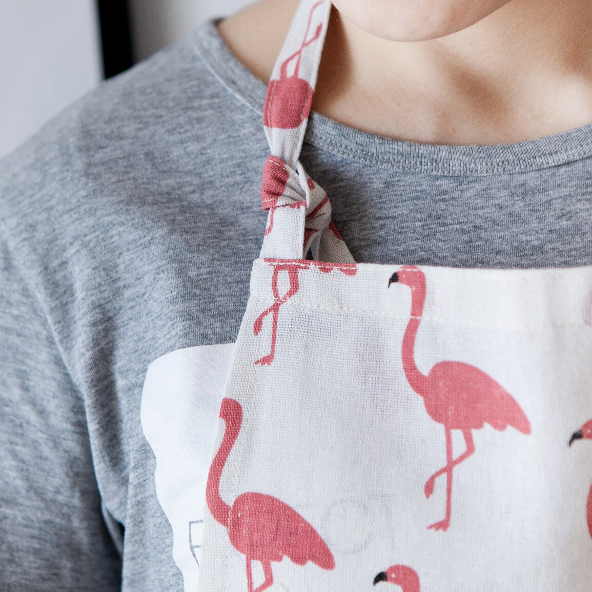 Ins flamingo mønster vandtæt forklæde voksen køkken husholdning kaffebar udendørs bbq bageri ved hjælp af kvinder forklæde