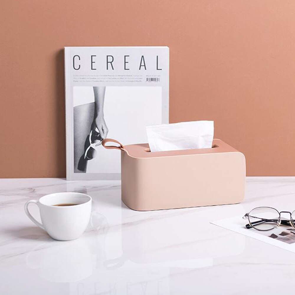 1 pc eenvoudige, duurzame plastic tissueboxen voor hotelrestaurants