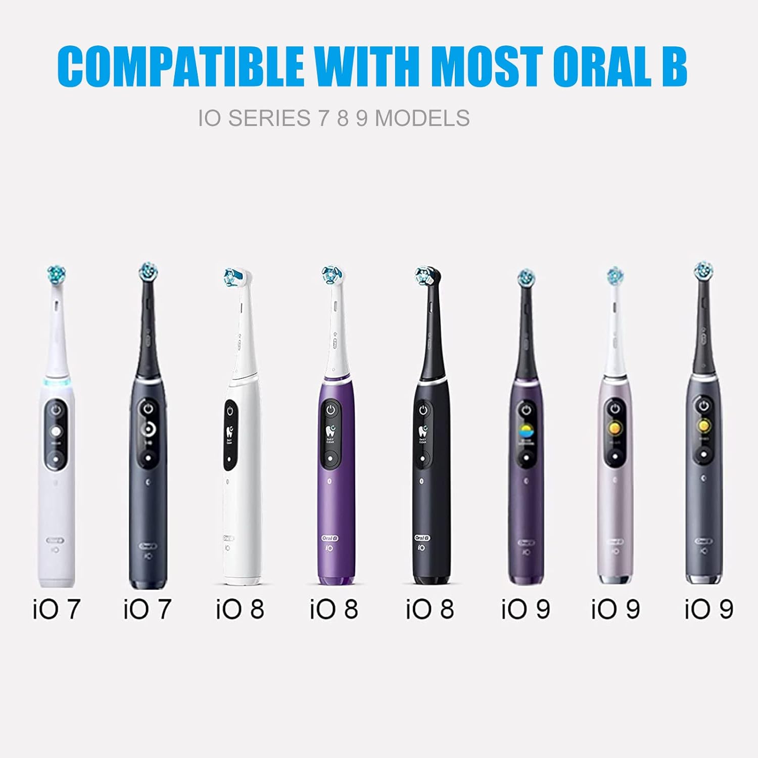 Electric Toothbrush Charger Base Compatible with Oral B IO Series 7 Series 8 Series 9, Magnetic Travel Charging Base for iO7 iO8