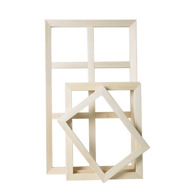 Quadrate Holz rahmen für leinwand öl malerei Holz rahmen für leinwand öl malerei natur DIY rahmen bild inneren rahmen