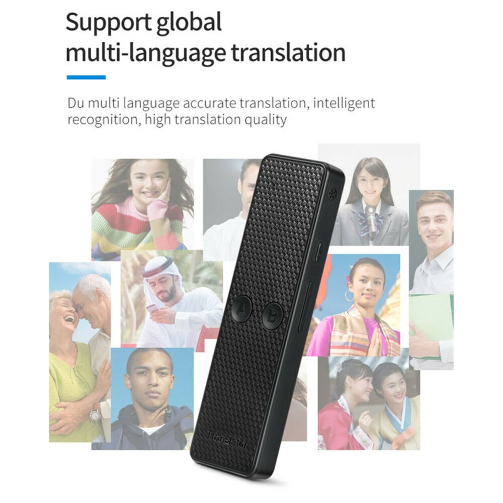 Newest K6 Translator 68 Language Instant Voice Translator Wireless Bluetooth Travel Translator Portable Two-way Language Learner