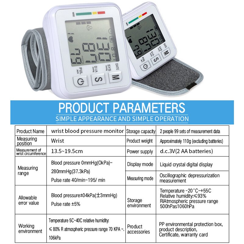 sphygmomanometer sensor sphygmomanometer rechargeable sphygmomanometer arm sphygmomanometer watch sphygmomanometer digital