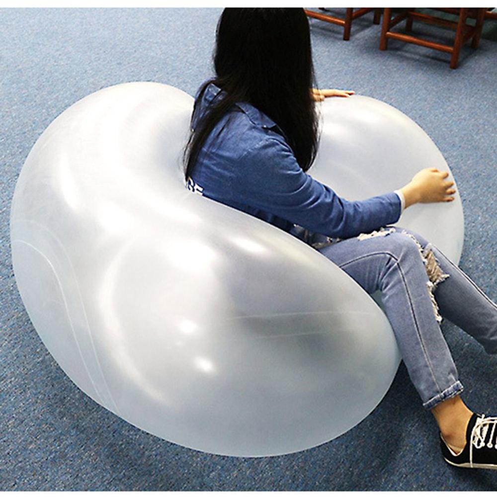 Large Water Balloon Toy TPR Transparent Beach Bubble Ball Filled With Water Balloon Inflatable Ball Toy, After Inflation 110cm