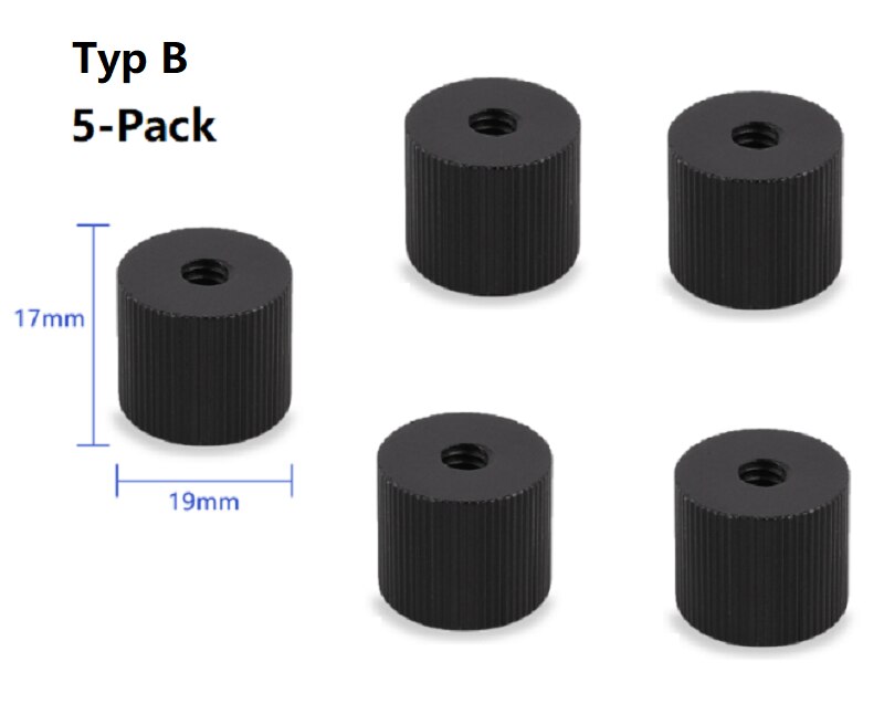 Camera Screw Converter Adapter Kit 1/4 Male Screw 3/8 Female Screw Adapter Cold Shoe Shoe Adapter Camera Accessories Kit: Typ B