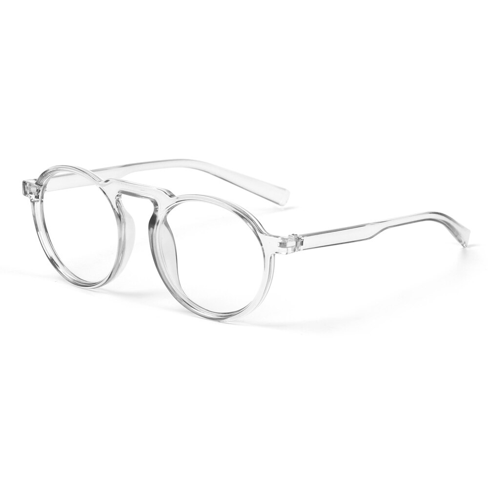 Lunettes Anti-rayon bleu, montures de lunettes optiques, ordinateur de jeu, bloquant la lumière bleue, monture ronde transparente