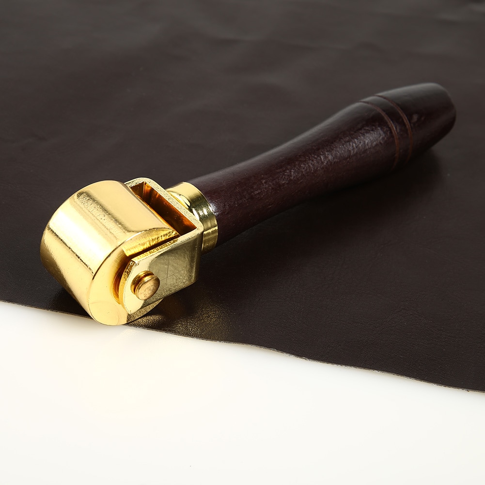 26/60/100mm diy læderlim kanter laminering hjul læder håndværk rulle håndværk håndlavet krølleværktøj gyldent håndværk glattere