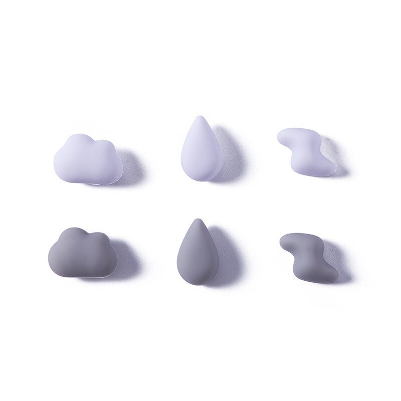 3 Pcs Magnetic Stickers Cloud Refrigerator Stickers Whiteboard Message Magnet 3D Decorative Magnetic Stickers Magnet