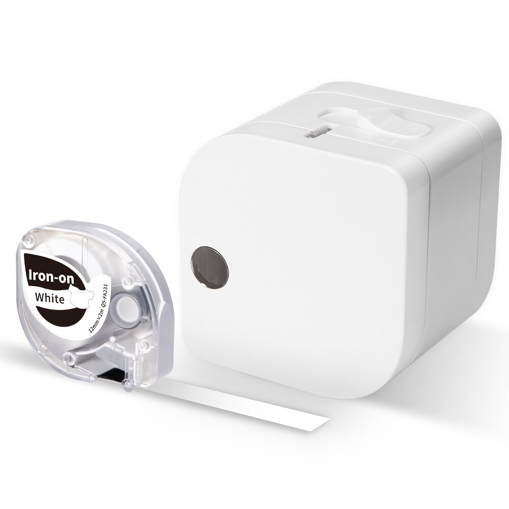 Phomemo P12 Label MakerMini Machine with Label Tapes Compatible For Bluetooth Label Maker Support Multiple-Material Label Tape: WHITE