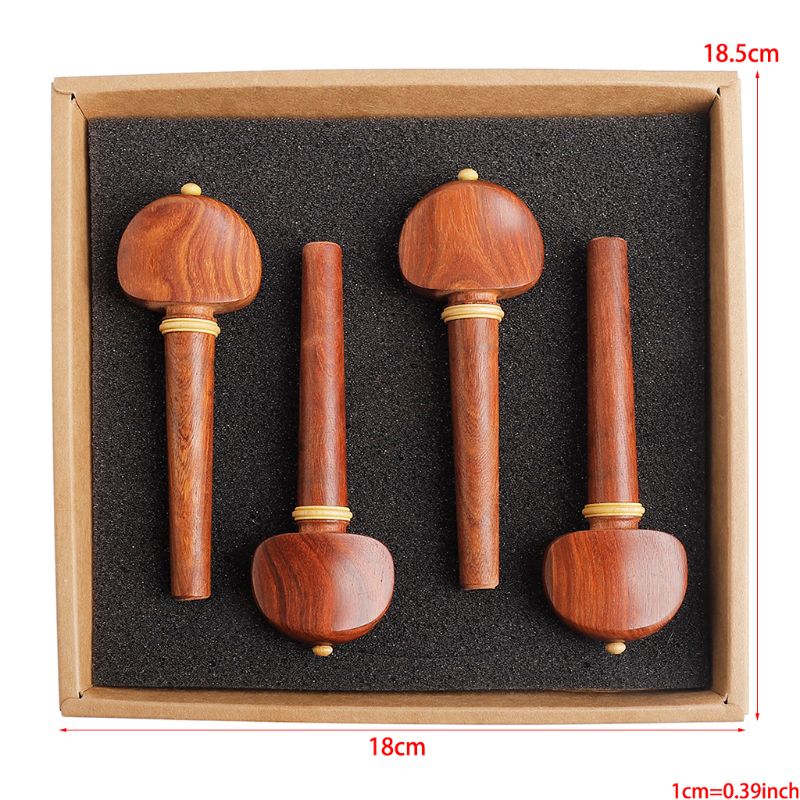 4Pcs Redwood Peg Cello Peg Cello Tuning Accessoire... – Grandado