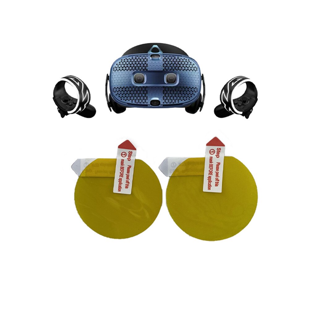 4pcs TPU Protective Lens Film Clear Lens Cover for HTC Vive Cosmos/ Vive Pro VR Headset Lens Screen Protector