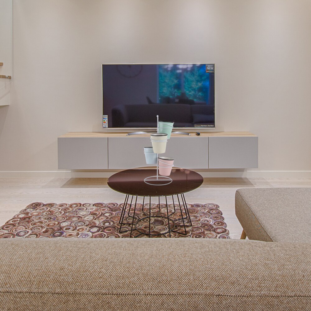 1 Set Balcony Flower Stand Indoor Storage Rack Adornment Flower Pot Holder: Default Title