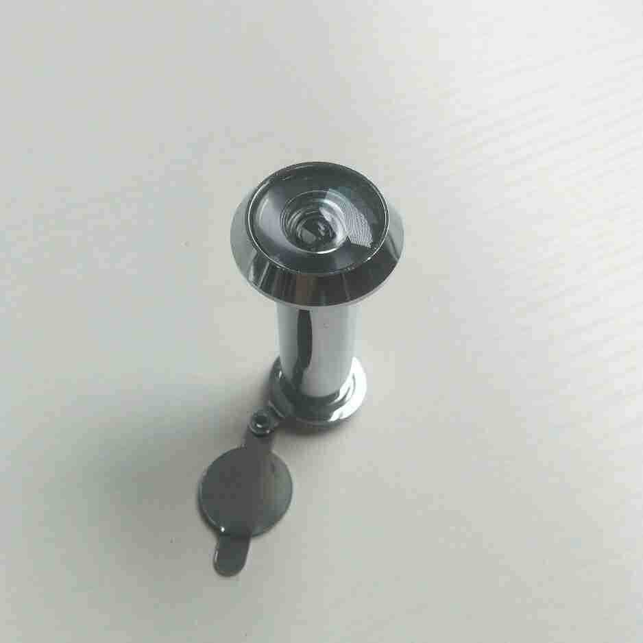 16 lichte binnendeuren van hout met kattenoogopening, geschikt voor dikke deuren, 50-90mm zinklegering veiligheidsdeuren met kattenoogopening