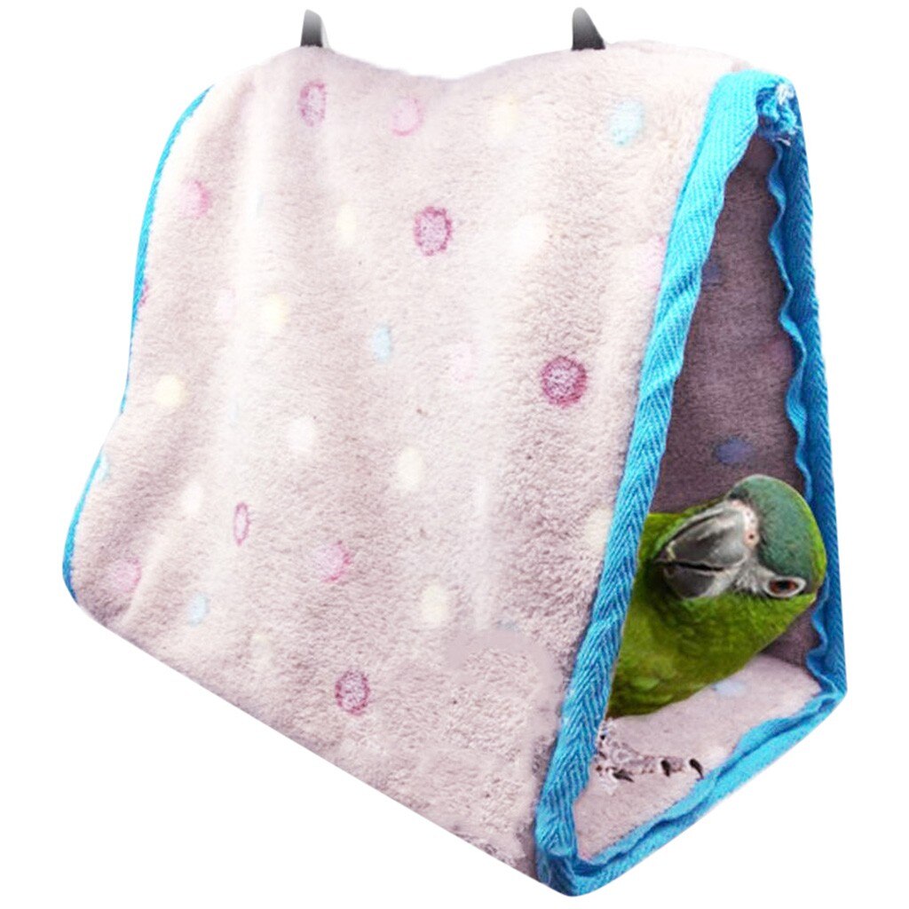 Kooien Voor Vogels Accessoires Winter Warm Vogel Bed Huis Veiligheid Huisdier Vogel Papegaai Kooi Tent Bed Opknoping Cave Papegaai Kooi agapornis