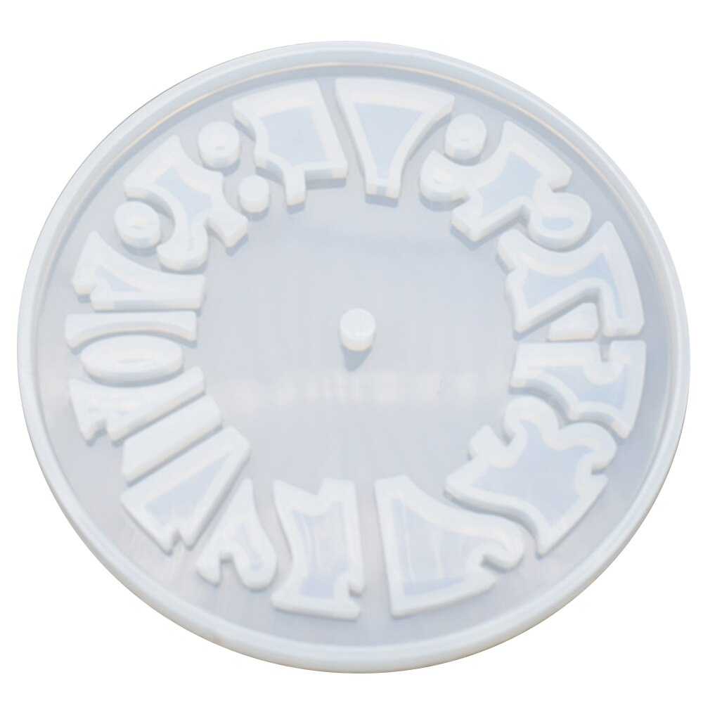 Silicone Mold Clock For Jewelry 10/15cm Small And Big Size Clock Resin Silicone Mould Handmade Tool DIY Epoxy Resin Molds: 2