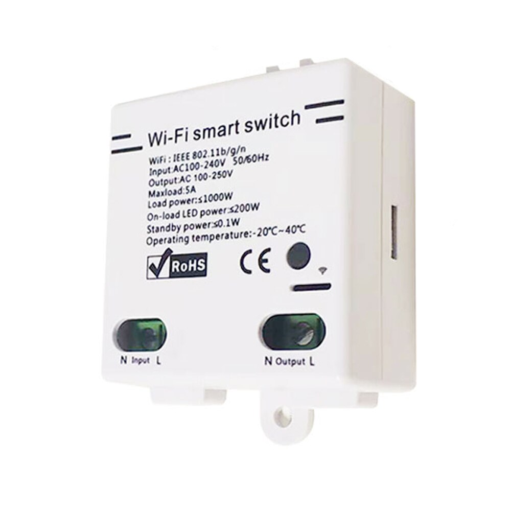 Intelligent Voice Control WIFI Switch DIY Breaker Module Controller Multiple Modes Mobile Phone APP Remote Control