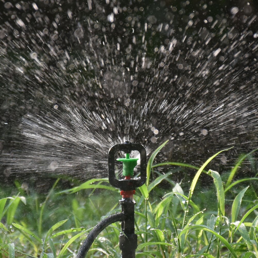 Garden rotating sprinkler nozzles With nozzle support garden watering sprinklers for lawn garden greenhouse micro irrigation 5pc