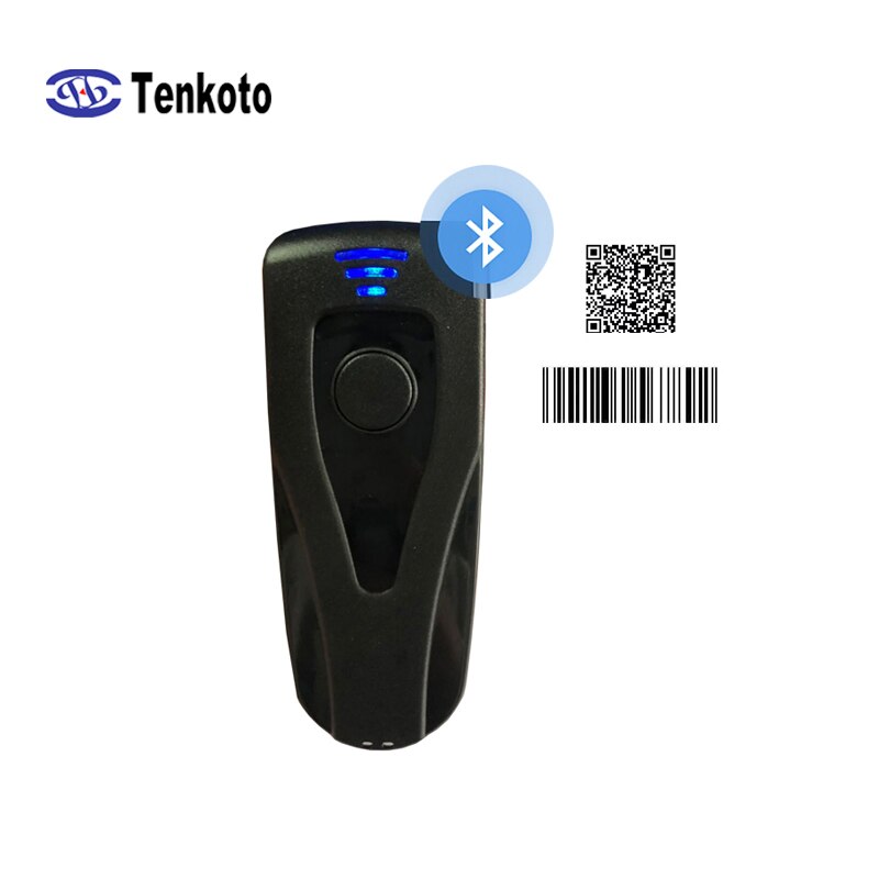 Varredor sem fio do código de barras de bluetooth do bolso da memória 16 m do varredor bluetooth da varredura 2d para ios android