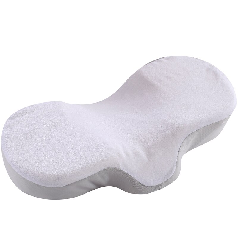 Almohada antiarrugas de espuma viscoelástica, almohada ergonómica que mejora las almohadas para dormir, reposacabezas cóncavo perfecto, apoyo para el cuello,: Gray