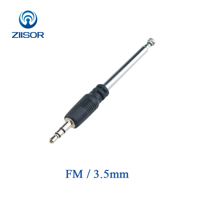 FM Radio Antenne Telefon Smartphone Radio Teleskop Antennen 3,5mm Jack Versenkbare Buletooth Radio Antena Z131-SFMYP: A (gerade)