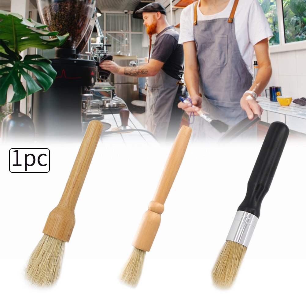 Dust Accessories Bean Easy Clean Wood Handle Durable Grain Home Coffee Grinder Brush Kitchen Cafe Machine Cleaning