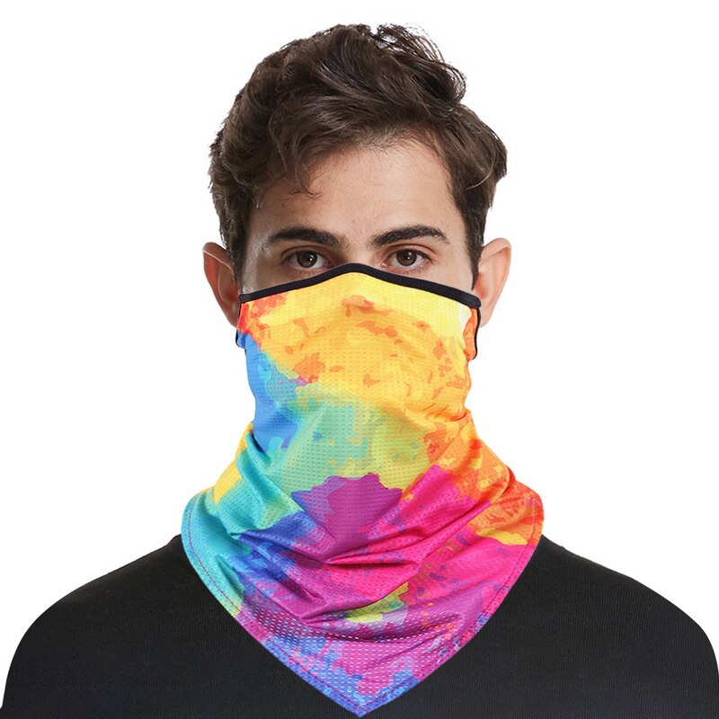 3D Animal Print Unisex Hiking Scarves Headwear Ear Hook Face Scarf Rave Bandana Neck Gaiter Tube Headband For Women Men: 11