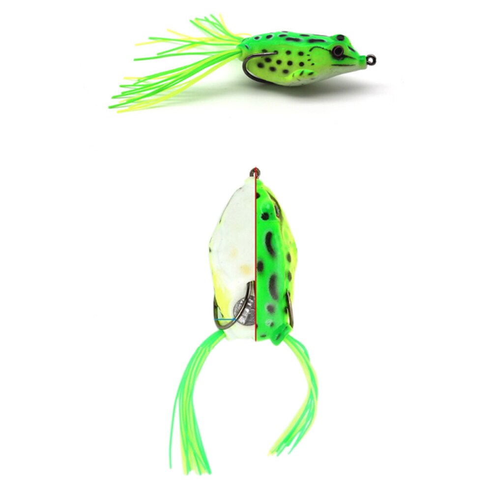 Leurre De Pêche Grenouille Tête De Serpent Anti-corrosion - Appât - Neuf